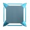 Flash Furniture 24" Teal Metal Counter Stool-Teal Poly Seat, 4PK 4-ET-31320-24-TL-R-PL2C-GG - alternate 3